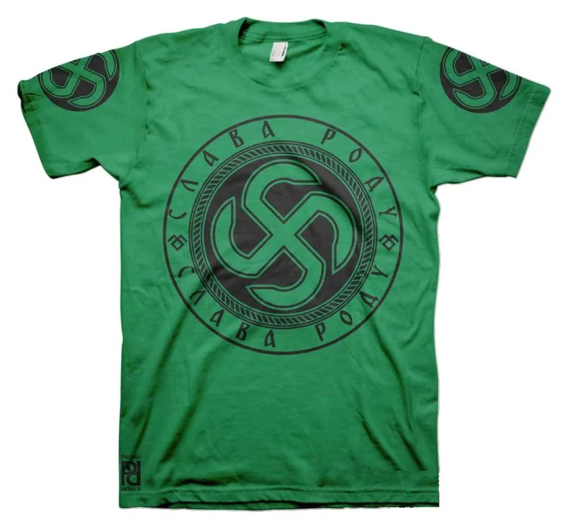 Яровик Yarovik Protector Of Wealth Symbol Slava Rodu T-Shirt - Image 19