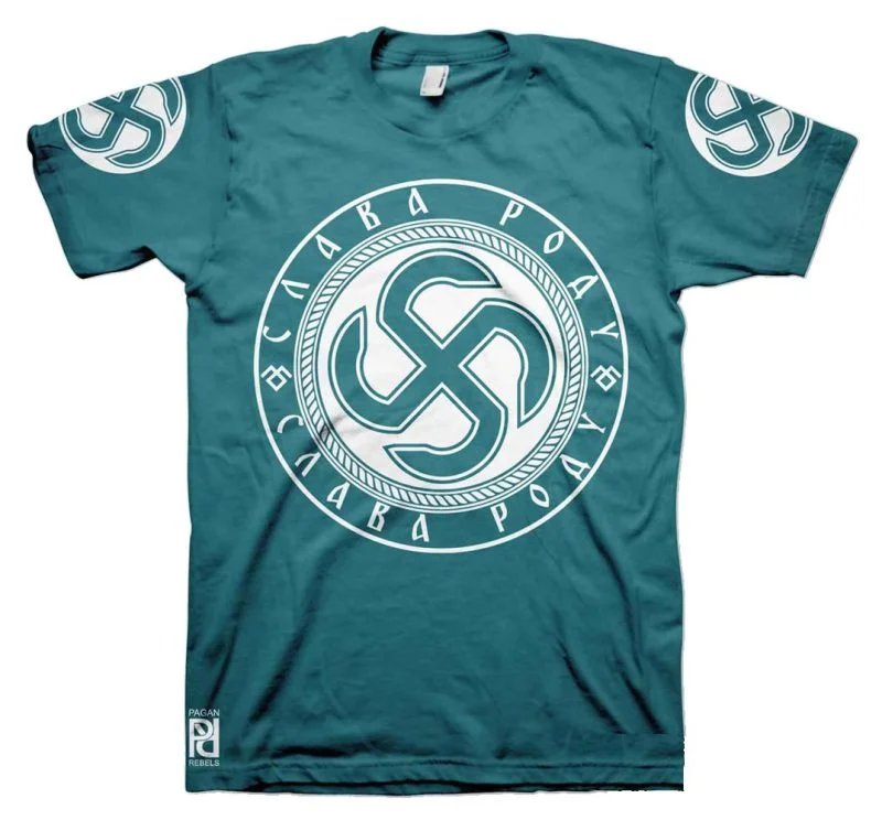 Яровик Yarovik Protector Of Wealth Symbol Slava Rodu T-Shirt - Image 9