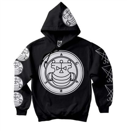 Agares Ars Goetia Demon Seal Hell Pentagram Occult  Hoodie