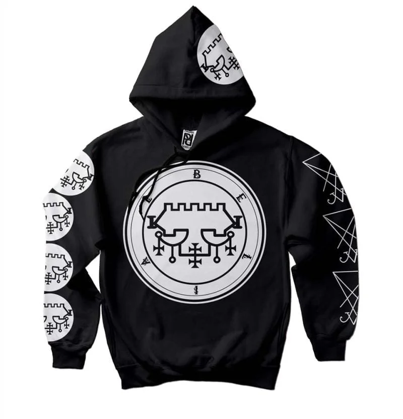 Belial Ars Goetia Demon Seal Hell Pentagram Occult  Hoodie
