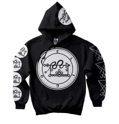 Eligos Ars Goetia Demon Seal Hell Pentagram Occult Hoodie