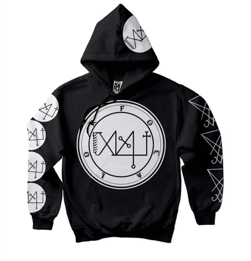 Focalor Ars Goetia Demon Seal Hell Pentagram Occult Hoodie