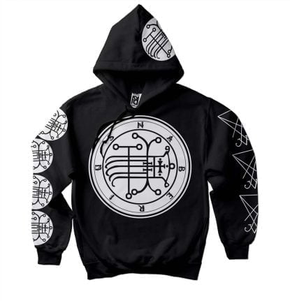 Naberius Ars Goetia Demon Seal Hell Pentagram Occult Hoodie