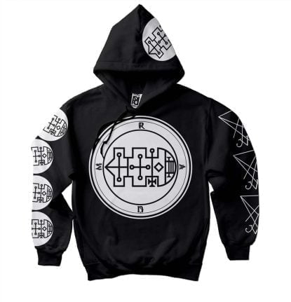 Raum Ars Goetia Demon Seal Hell Pentagram Occult Hoodie