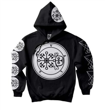 Valac Ars Goetia Demon Seal Hell Pentagram Occult Hoodie