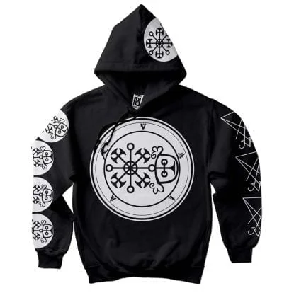 Valac Ars Goetia Demon Seal Hell Pentagram Occult Hoodie