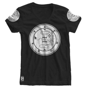 Asmodai Ars Goetia Demon Seal Hell Pentagram Occult Women T-shirt