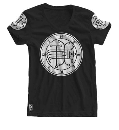 Naberius Ars Goetia Demon Seal Hell Pentagram Occult Women T-shirt