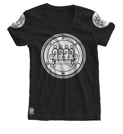Paimon Ars Goetia Demon Seal Hell Pentagram Occult Women T-shirt