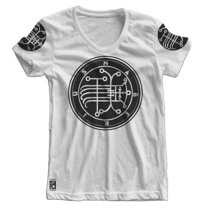 Alternative view of Naberius Ars Goetia Demon Seal Hell Pentagram Occult Women T-shirt