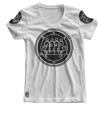 Alternative view of Paimon Ars Goetia Demon Seal Hell Pentagram Occult Women T-shirt