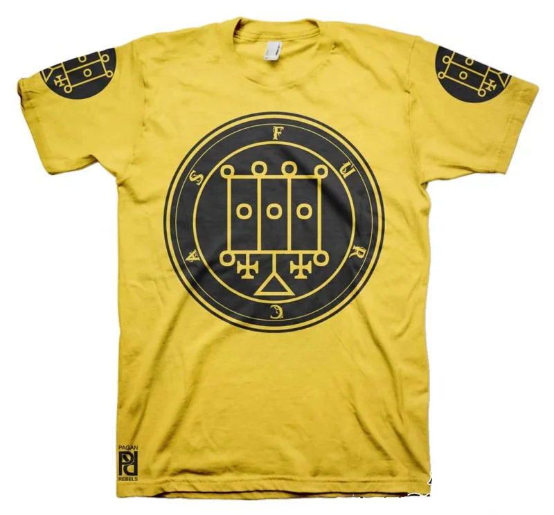 Furcas Ars Goetia Demon Seal Hell Pentagram Occult T-Shirt - Image 14