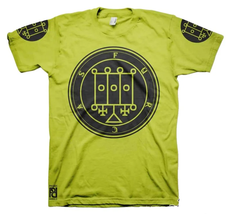 Furcas Ars Goetia Demon Seal Hell Pentagram Occult T-Shirt - Image 15