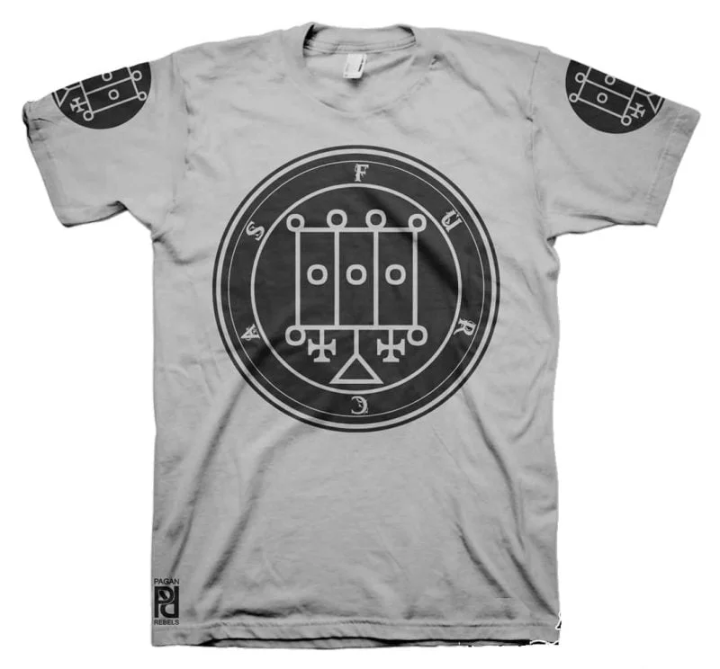 Furcas Ars Goetia Demon Seal Hell Pentagram Occult T-Shirt - Image 17