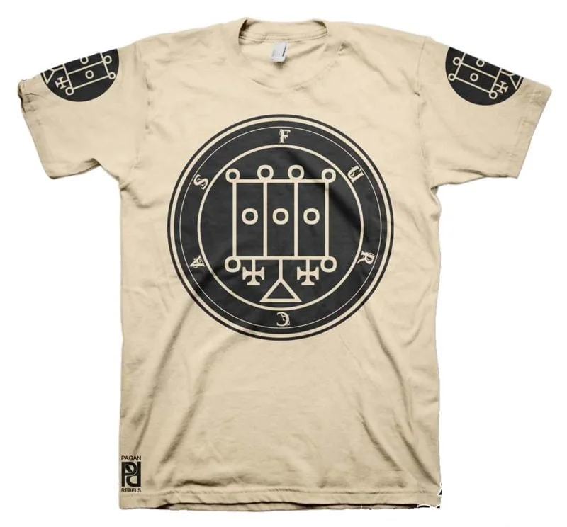 Furcas Ars Goetia Demon Seal Hell Pentagram Occult T-Shirt - Image 18