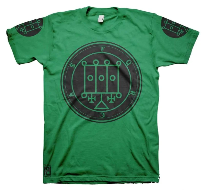 Furcas Ars Goetia Demon Seal Hell Pentagram Occult T-Shirt - Image 19