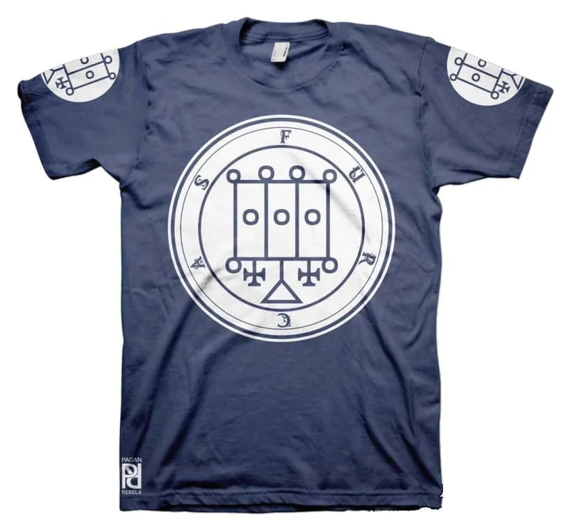 Furcas Ars Goetia Demon Seal Hell Pentagram Occult T-Shirt - Image 3