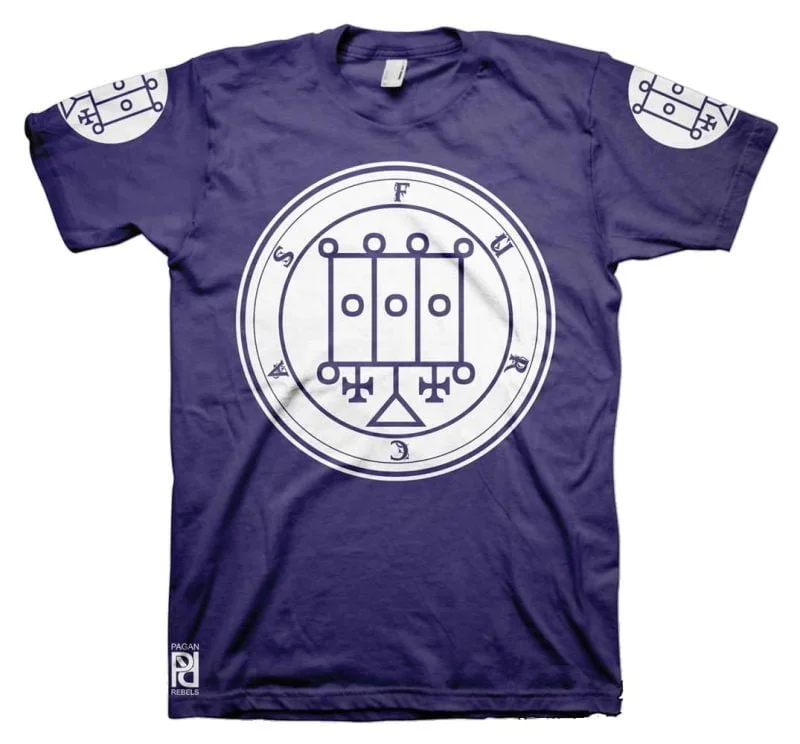 Furcas Ars Goetia Demon Seal Hell Pentagram Occult T-Shirt - Image 5