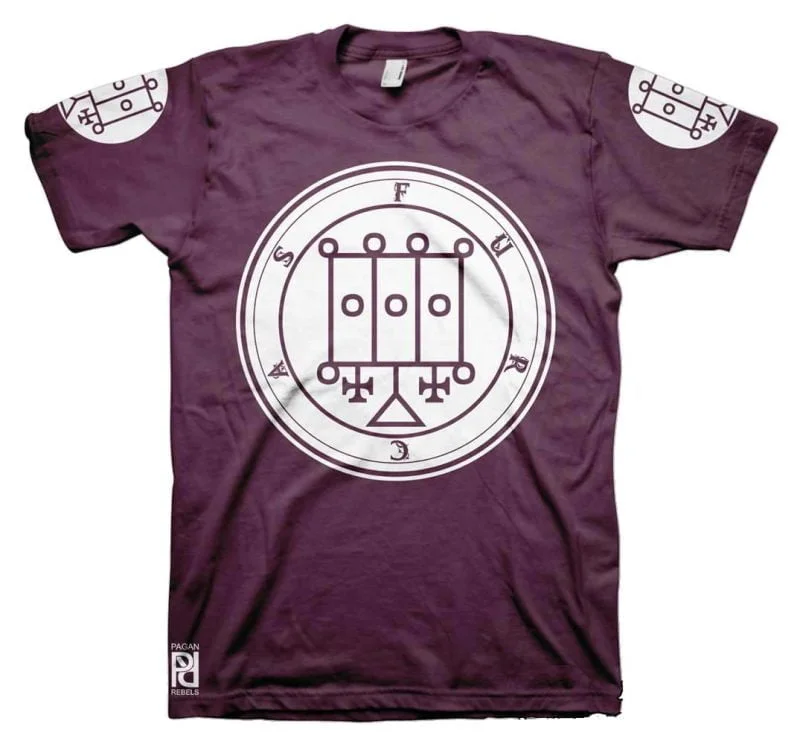Furcas Ars Goetia Demon Seal Hell Pentagram Occult T-Shirt - Image 7
