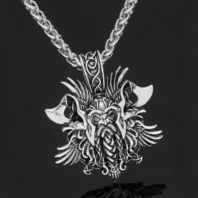 Odin All Father One Eye Nordic Stainless Steel Thor Necklace