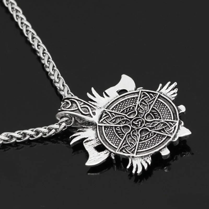 Odin All Father One Eye Nordic Stainless Steel Thor Necklace - Image 3