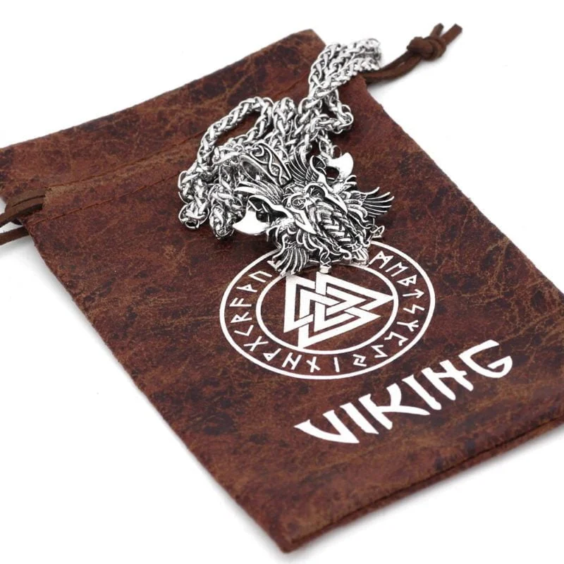 Odin All Father One Eye Nordic Stainless Steel Thor Necklace - Image 2